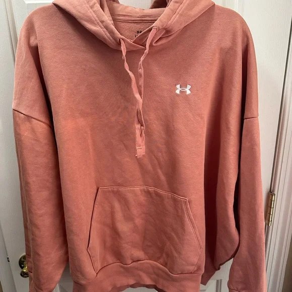 Under Armour Peach Hoodie with Logo - Picture 5 of 5